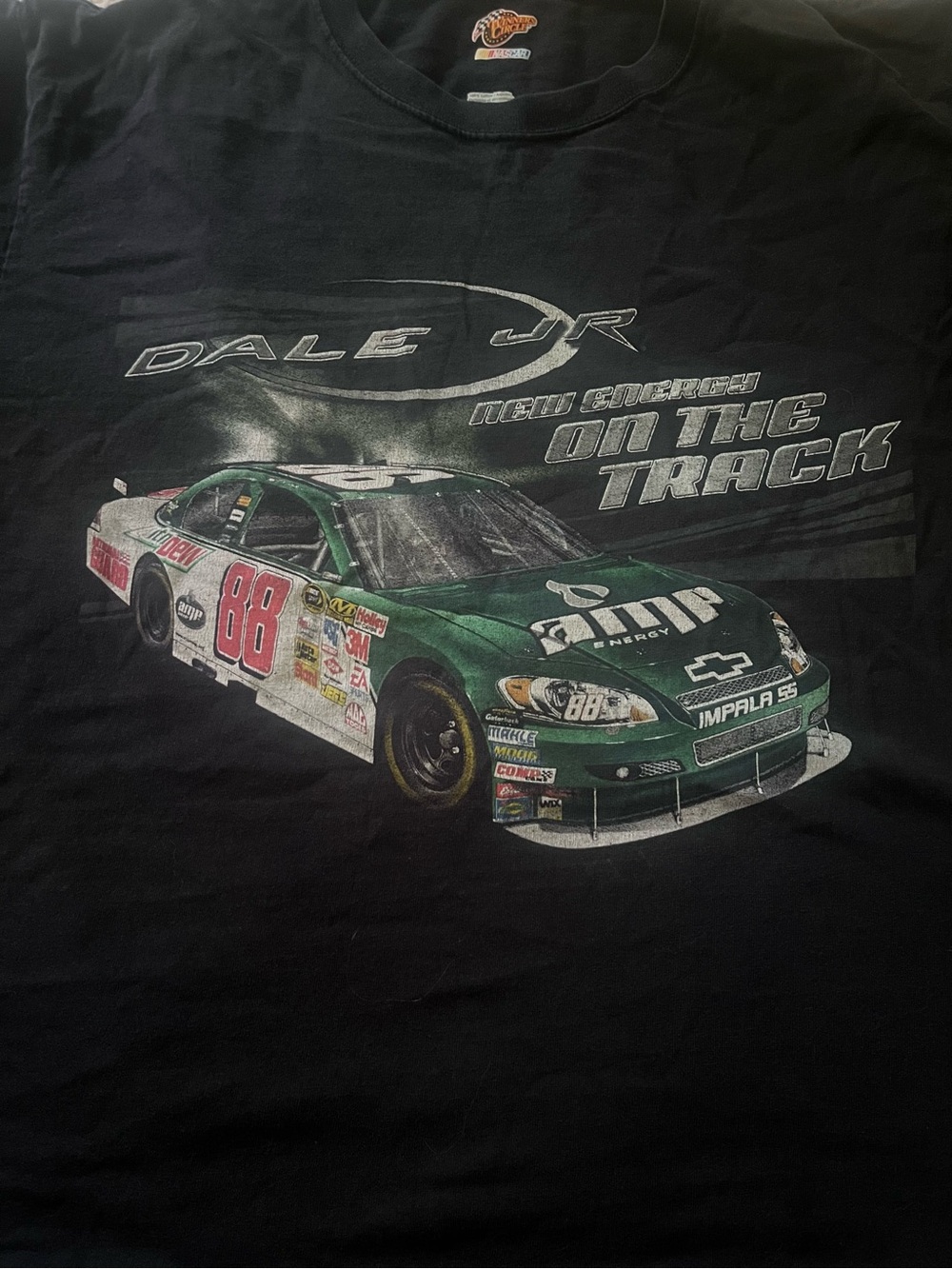 VINTAGE Earnhardt Jr NASCAR T shirt Men’s Large